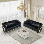DAMAIFROM Mid Century Modern Chesterfield Sofa Couch, 3 Seat Tufted Sofas - Image 6