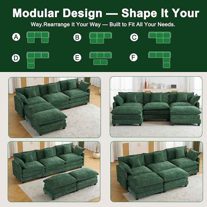Expandable Modular Sectional Sofa - Image 6