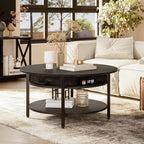 FABATO Round Lift Top Coffee Table - Image 4