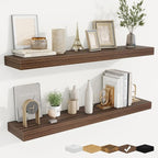 fuqing Floating Shelves for Wall, Wall Mounted Wood Floating Shelf by Fuqing