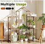 Bamworld Plant Stand Indoor Hanging Plant Shelf Outdoor Large Plant Rack - Image 7