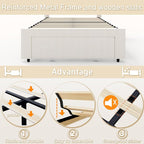 Twin Multifunctional Upholstered Bed，Children’s Bed - Image 7