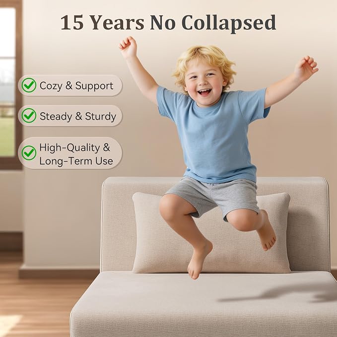 Fold Out Chair Bed, Folding Sofa Bed, 3 in 1 Convertible Sleeper Chair Bed - Image 6