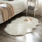MIULEE Fluffy Area Rug 3x5 ft Faux Fur Sheepskin Rug by MIULEE