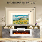 oneinmil 78" Fireplace TV Stand - Image 6
