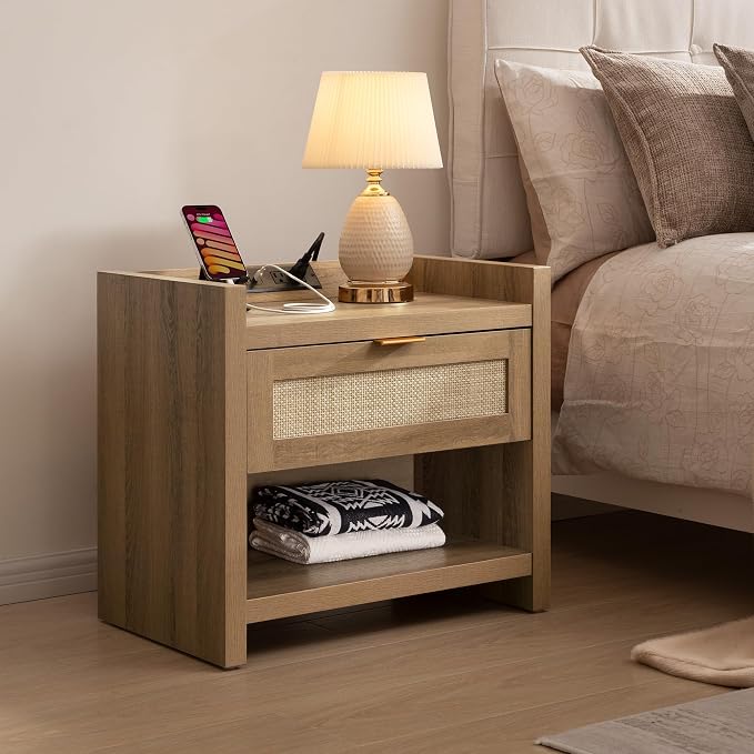 SICOTAS Night Stand Bed Side Table - Image 5