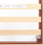 Mellow Naturalista Classic 12-Inch Solid Wood Platform Bed | Wooden Slats - Image 8