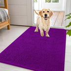 OLANLY Dog Door Mat for Muddy Paws 44x32, Super Absorbent Chenille Mud Mat | by OLANLY