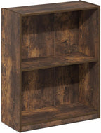 Furinno Gruen Book Shelf, 2-Tier Small Bookshelf, Bookcase - Image 6