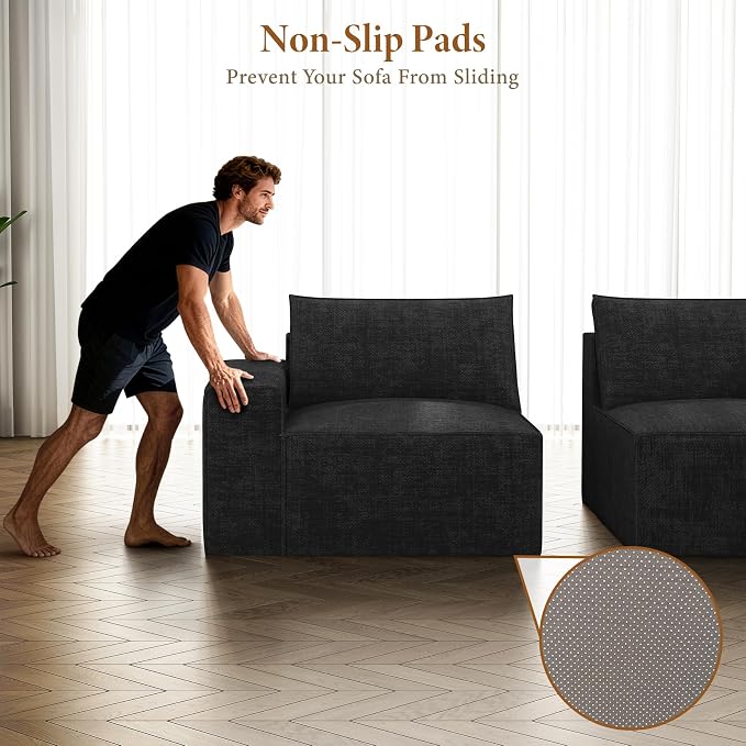 Vesgantti 143.7" Boneless Couch - Image 5