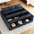 Belffin Large Modular Sectional Sofa Sleeper Couch - Image 3