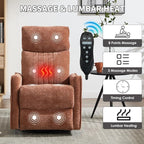 Trustyue Swivel Rocker Recliner Chair, 360° Swivel Recliner - Image 4
