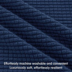 Hokway Stretch Couch Cushion Covers, 2 Piece Individual Sofa Cushion - Image 5