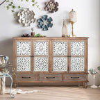 LKTART 59" Vintage Sideboard Buffet Cabinet by LKTART