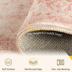 RELEANY Washable Area Rug, Runner 2'x6', Water Repellent, Pet Friendly - Image 4