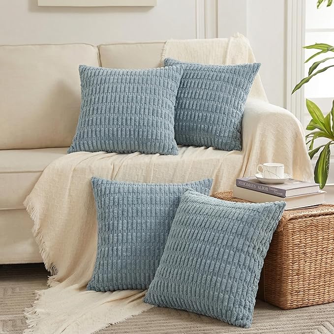 Fancy Homi 4 Packs Decorative Throw Pillow Covers - Image 5