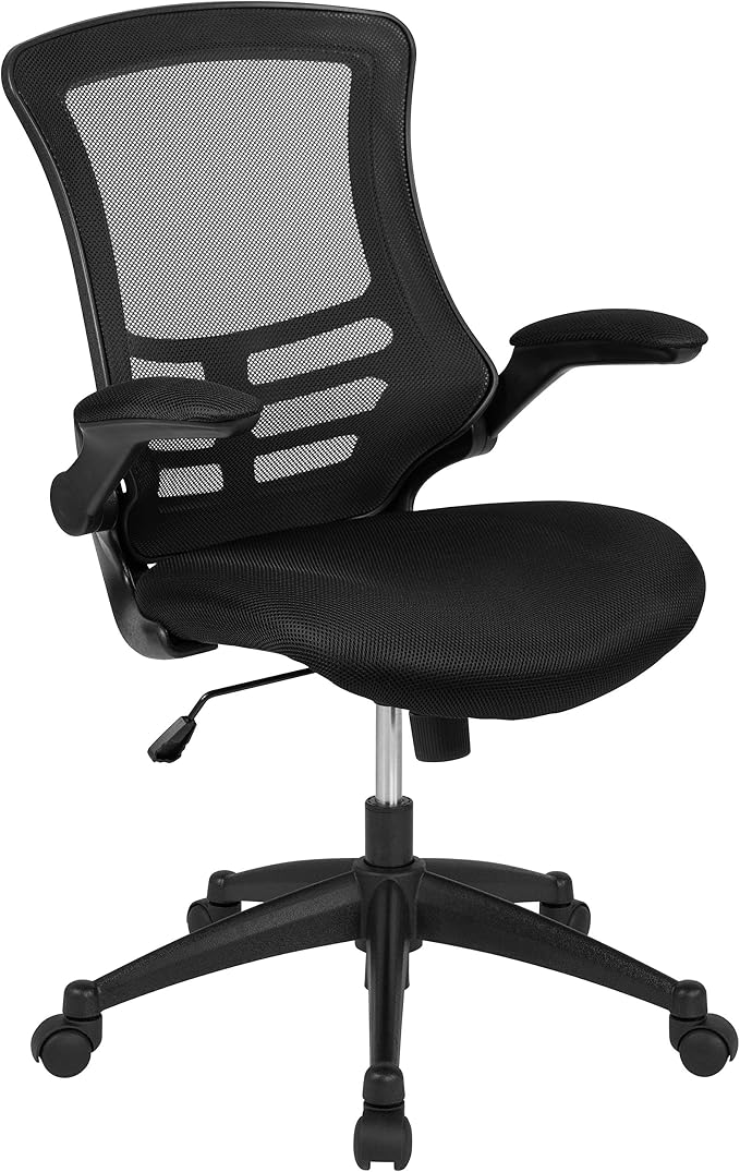 Flash Furniture Set of 8 Mid-Back Swivel Ergonomic Task Office Chairs by FlashFurniture
