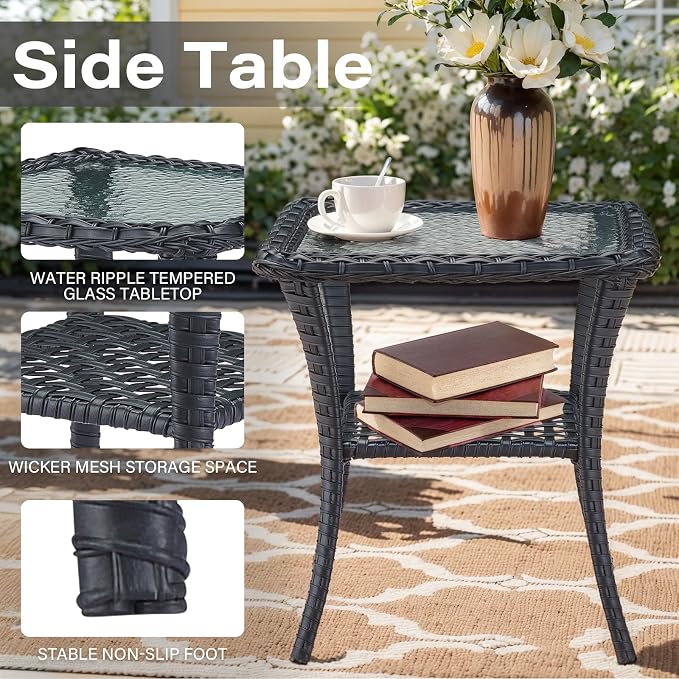 Belord Wicker Outdoor Furniture Set - Image 9