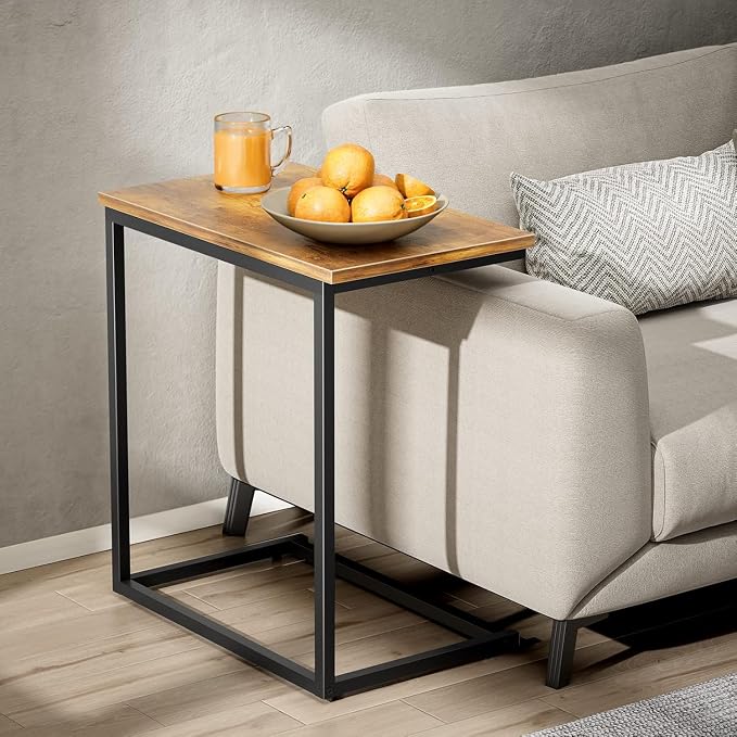 Pipishell C Shaped End Table Set of 2, Side Table - Image 5