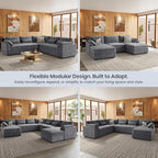 Belffin Large Modular Sectional Sofa - Image 8