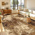 RELEANY Washable 2'x3' Abstract Area Rug - Image 8
