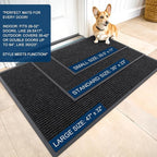 OLANLY Front Door Mat 71x30, Waterproof Heavy-Duty Indoor Outdoor Doormat | - Image 2