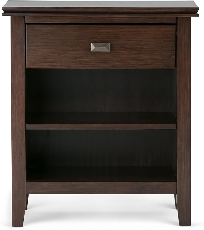 SIMPLIHOME Artisan Solid Wood 24 inch Wide Transitional-Style Bedside - Image 2