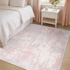 RELEANY Washable 4'x6' Abstract Area Rug - Image 3