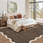 GarveeHome Scalloped Large 10x13 Area Rug - Image 2