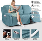 Timeles Recliner Covers for 3 Seater Reclining Couch Covers Sofa Slipcover - Image 3