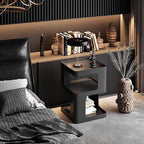 Modern Metal Side Table with Storage, Small End Table - Image 6