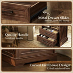AODK 24 Inch Farmhouse Nightstand - Image 6