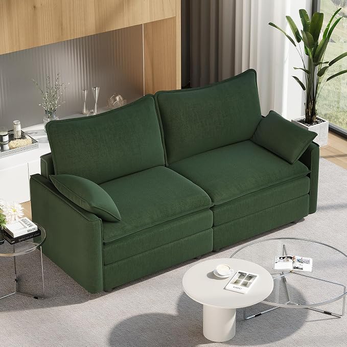 Vesgantti 74" Loveseat Sofa for Living Room, Comfy Cloud Couch Deep Seat by Vesgantti