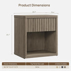 SICOTAS Night Stand Set of 2 Nightstands - Image 3