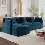 mikibama Modular Sectional Sofa, 111.5 Inch L Shaped Couch Set - Image 9