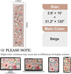 DUKINO 2.6x10 Runner Rug for Hallway, Washable Kitchen Rugs Non Slip, Low Pile - Image 2
