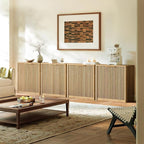 Evermagin 31.5" Oak Buffet Cabinet - Image 7