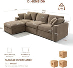 Ihanherry Cloud Sectional Couches - Image 2