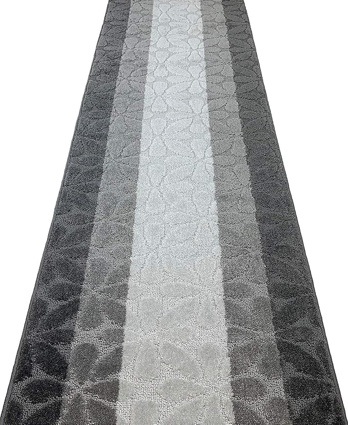 21 Ft Gray Extra Long Hallway Runner Rug, Non Slip Washable, Pet Friendly | - Image 3