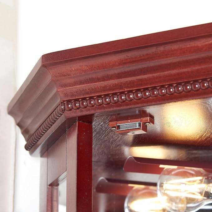 Glass Corner Display Cabinet - Image 4
