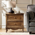 HULALA HOME Solid Wood End Table by HULALAHOME