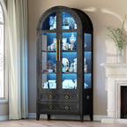 Vlsrka 71" Arched Display Cabinet - Image 9