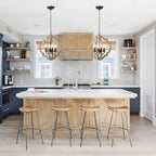 16 Inch Farmhouse Chandelier for Dining Room French Country Light Fixtures Over - Image 3