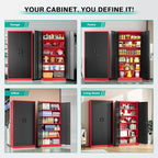 6 Tier Garage Storage Cabinet - Image 5