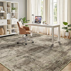 9x12 Area Rug for Living Room, Abstract Washable Non-Slip Large Rugs, Dining - Image 4