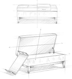 SIMPLIHOME Oregon Storage Ottoman Bench - Image 15