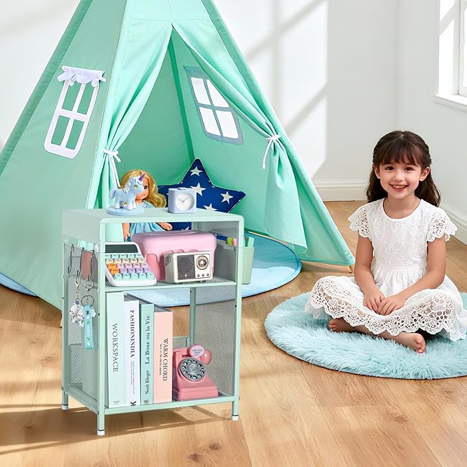 ECOLOVI Kids Nightstand 19in High - Image 5