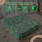 MeMoreCool Modular Kids Sofa, Glow in The Dark Space Kids Play Couch Sofa - Image 5