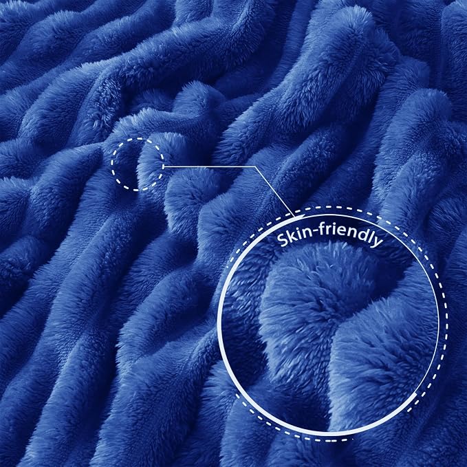 Exclusivo Mezcla Striped King Size Fleece Blanket - Image 5