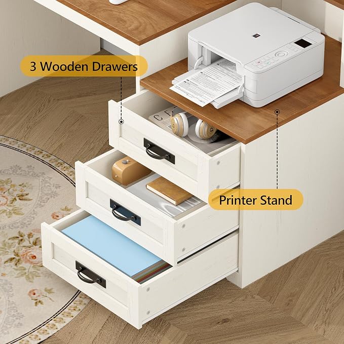 TVU Farmhouse Computer Desk - Image 5
